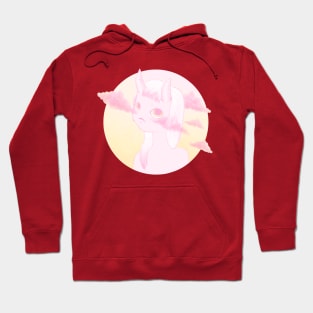 Kawaii japanese girl with horns - Demon - Akuma - Cute girls Hoodie